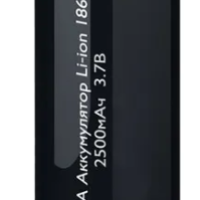 Аккумулятор Li-ion 18650 2500мАч Фаzа б/б 1S 7.5А 3.7V без защиты плос.конт. (24/348)