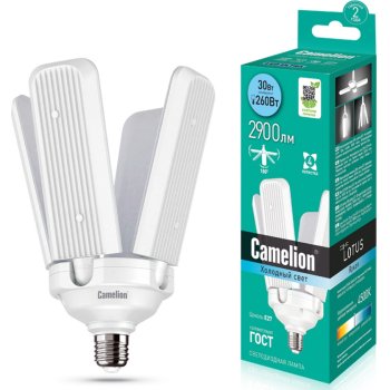 Лампа диодная A70 30Вт Е27 4500К 2700Лм 234х90мм Camelion (25)