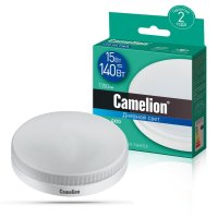 Лампа диодная GX53 15Вт 6500К 1350Лм Camelion (5/100)