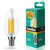 Лампа филамент свеча 12Вт Е14 3000К 1105Лм Camelion (10/100)