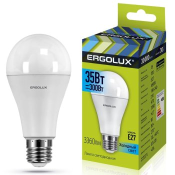 Лампа диодная A70 35Вт Е27 4000К 3360Лм Ergolux (10)