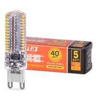 Лампа диодная G9 5Вт JCD 3000K 360Лм Wolta