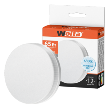 Лампа диодная GX53  8Вт 6500К 650Лм Wolta (50)