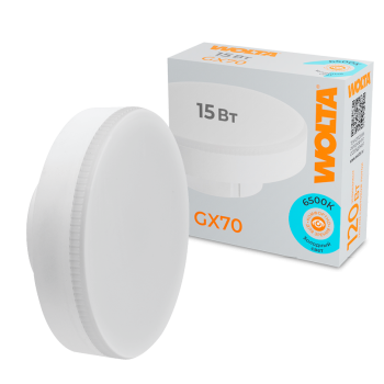 Лампа диодная GX70 15Вт 6500К 1200Лм Wolta (10/50)