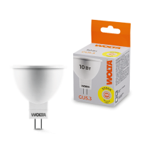 Лампа диодная MR16 GU5.3 10Вт 3000К 825Лм Wolta (50)