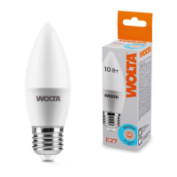 Лампа диодная свеча 10Вт Е27 6500К 900Лм Wolta (50)