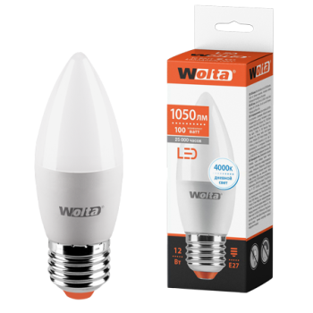 Светодиодная лампа WOLTA 25SC12E27 12Вт 4000K E27