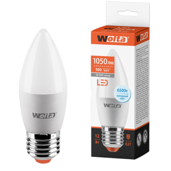 Светодиодная лампа WOLTA 25WC12E27 12Вт 6500K E27