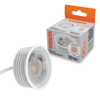 Лампа модуль диодный MR16 10Вт 4000K 900Лм белый линза керамика Wolta (100)