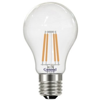 Лампа филамент A60 13Вт Е27 6500К 1300Лм General (10/100)