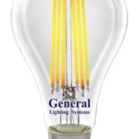 Лампа филамент A65 20Вт Е27 4500К 1500Лм General диммируемая (10)