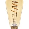 Лампа филамент ST64  7Вт Е27 2700К 540Лм General золотой спираль (5)