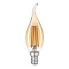 Лампа филамент свеча на ветру 10Вт Е14 2700К 650Лм General золотой (10/100)