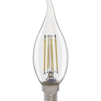 Лампа филамент свеча на ветру 15Вт Е14 4500К 1050Лм General (10/100)