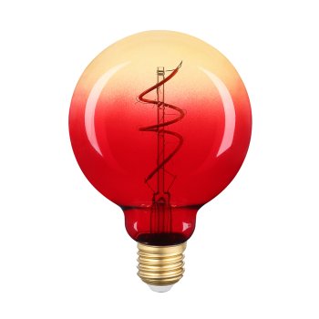 Лампа филамент шар G95 8Вт E27 2700К 400Лм красный градиент General