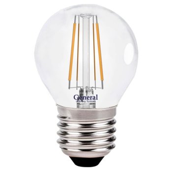 Лампа филамент шар G45  7Вт Е27 4500К 540Лм General (10/100)