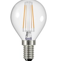 Лампа филамент шар G45  8Вт Е14 4500К 640Лм General (10/100)