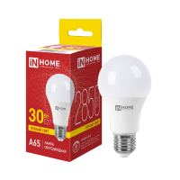Лампа диодная A65 30Вт Е27 3000К 2850Лм InHome (10)