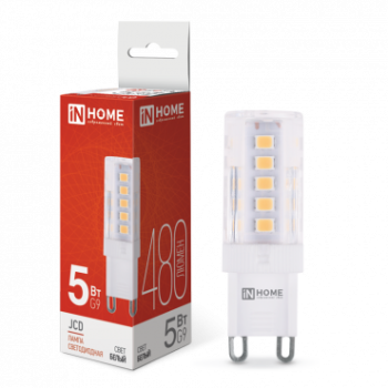Лампа диодная G9  5Вт 4000К 480Лм Inhome (20)