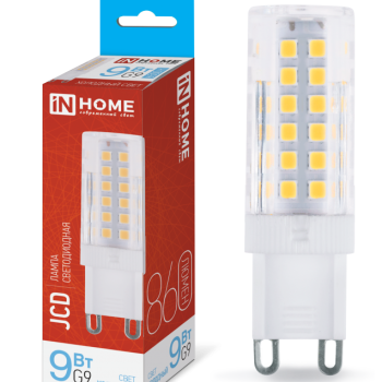 Лампа диодная G9  9Вт 6500К 860Лм Inhome (20)