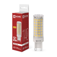 Лампа диодная G9 12Вт 4000К 1140Лм пластик InHome