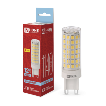 Лампа диодная G9 12Вт 6500К 1140Лм пластик InHome