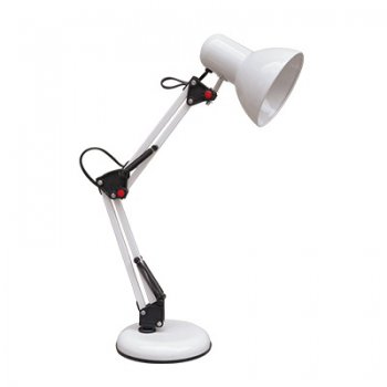 Светильник настольный Е27 InHome СНО-15Б белый 60Вт (12)