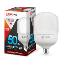 Лампа диодная HP-PRO 50Вт Е27/Е40 4000К d114x200мм 4500Лм InHome (10)