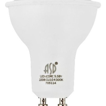Лампа диодная MR16 GU10  5.5Вт 4000К 495Лм ASD (10)