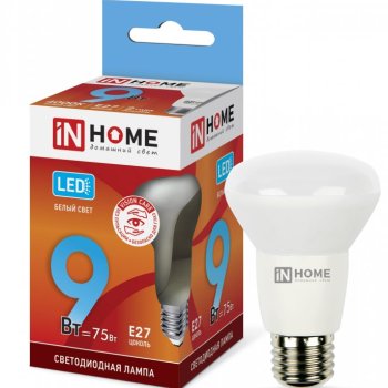 Лампа диодная R63  9Вт Е27 4000К 720Лм Inhome (10)