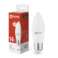 Лампа диодная свеча 14Вт Е27 4000К 1330Лм Inhome (10)