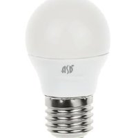 Лампа диодная шар G45  7.5Вт Е27 4000К 600Лм ASD (10)*