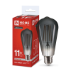 Лампа филамент ST64 smoky 11Вт E27 4000K 980Лм дымчатая InHome