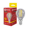 Лампа филамент шар G45 12Вт Е14 3000К 1350Лм Inhome (10)
