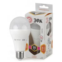 Лампа диодная A65 19Вт Е27 2700К 1520Лм Эра (10)