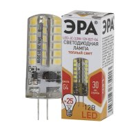 Лампа диодная G4 12В  3.5Вт 2700К 280Лм Эра (100)