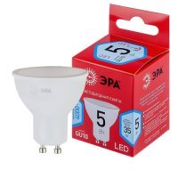 Лампа диодная MR16  5Вт GU10 4000К 400Лм Эра Red Line (10)
