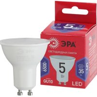 Лампа диодная MR16 5Вт GU10 6500К 400Лм Эра Red Line (10)