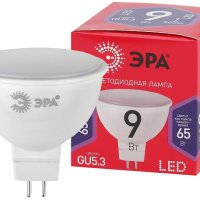 Лампа диодная MR16 9Вт GU5.3 6500К 720Лм Эра Red Line (10)