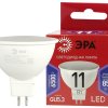 Лампа диодная MR16 11Вт GU5.3 6500К 880Лм Эра Red Line (10)