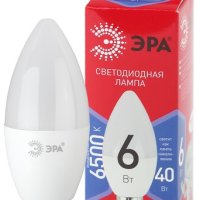 Лампа диодная свеча 6Вт E14 6500К 480Лм Эра Red Line (10)