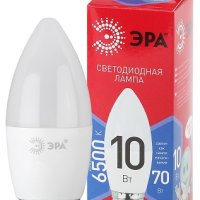 Лампа диодная свеча 10Вт E27 6500К 800Лм Эра Red Line (10)