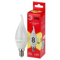 Лампа диодная свеча на ветру 8Вт E14 2700К 640Лм Эра Red Line (10)