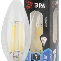 Лампа филамент свеча 7Вт Е14 4000К 730Лм Эра (10/100/2800)