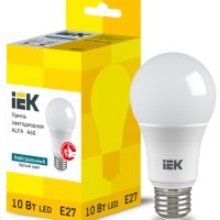 Лампа диодная A60 10Вт Е27 4000К 900Лм ALFA IEK (6/60)