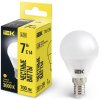 Лампа диодная шар G45  7Вт Е14 3000К 500Лм IEK (10/100)