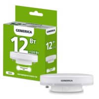 Лампа диодная GX53 12Вт 4000К 1200Лм IEK GENERICA (10/100)