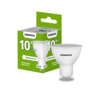 Лампа диодная MR16 GU10 10Вт 4000К 1000Лм IEK GENERICA (10/100)