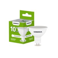 Лампа диодная MR16 GU5.3 10Вт 4000К 1000Лм IEK GENERICA (10/100)