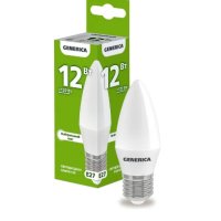 Лампа диодная свеча 12Вт Е27 4000К 1200Лм IEK GENERICA (10/100)